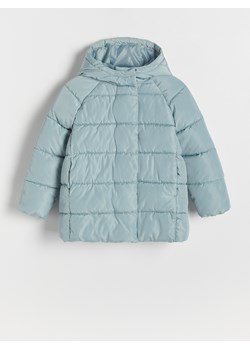 Reserved - Pikowana kurtka z kapturem - jasnozielony ze sklepu Reserved w kategorii Kurtki dziewczęce - zdjęcie 165433614