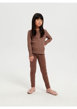 Sinsay - Legginsy - brązowy ze sklepu Sinsay w kategorii Spodnie dziewczęce - zdjęcie 165435291