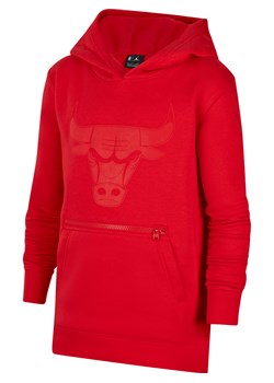 Dzianinowa bluza z kapturem dla dużych dzieci Chicago Bulls Courtside Statement Edition Jordan NBA - Czerwony ze sklepu Nike poland w kategorii Bluzy chłopięce - zdjęcie 165437362