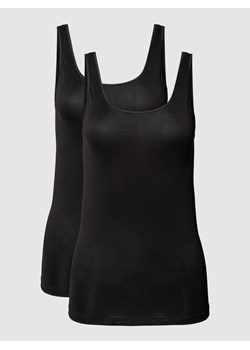 Długi top w jednolitym kolorze ze sklepu Peek&Cloppenburg  w kategorii Bluzki damskie - zdjęcie 165437593