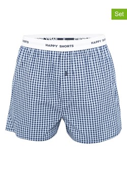 Happy Shorts Bokserki (3 pary) w kolorze granatowo-niebieskim ze sklepu Limango Polska w kategorii Majtki męskie - zdjęcie 165440680