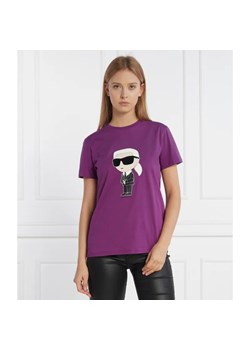 Karl Lagerfeld T-shirt ikonik 2.0 | Regular Fit ze sklepu Gomez Fashion Store w kategorii Bluzki damskie - zdjęcie 165440833