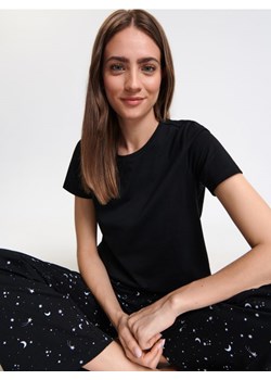 Sinsay - Piżama bawełniana - czarny ze sklepu Sinsay w kategorii Piżamy damskie - zdjęcie 165444103