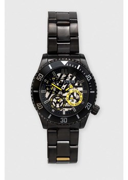 Guess zegarek męski kolor czarny ze sklepu ANSWEAR.com w kategorii Zegarki - zdjęcie 165444563