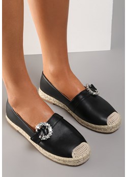 Czarne Espadryle Auxamene ze sklepu renee.pl w kategorii Espadryle damskie - zdjęcie 165448024