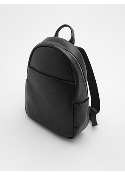 Reserved - Plecak z imitacji skóy - czarny ze sklepu Reserved w kategorii Plecaki - zdjęcie 165503524
