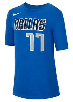 T-shirt dla dużych dzieci Nike NBA Dallas Mavericks - Niebieski ze sklepu Nike poland w kategorii T-shirty chłopięce - zdjęcie 165504033