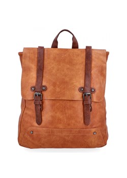 Plecak Damski XL Vintage firmy Herisson 1652L2049 Jasno Rudy ze sklepu PaniTorbalska w kategorii Plecaki - zdjęcie 165511320