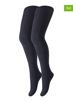 s.Oliver Rajstopy (2 pary) w kolorze granatowym - id: 11824293 - marki s.Oliver - 165513063 s.Oliver Rajstopy (2 pary) w kolorze granatowym ze sklepu Limango Polska w kategorii Rajstopy dziecięce - zdjęcie 165513063