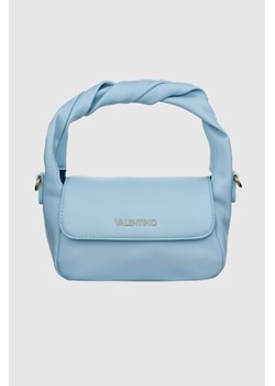 VALENTINO Błękitna mała gładka torebka ze skręconą rączką lemonade satchel ze sklepu outfit.pl w kategorii Listonoszki - zdjęcie 165516434