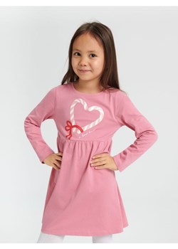 Sinsay - Sukienka z marszczeniami - różowy ze sklepu Sinsay w kategorii Sukienki dziewczęce - zdjęcie 165517233