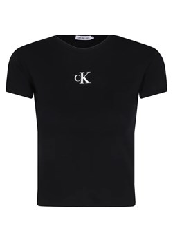 CALVIN KLEIN JEANS T-shirt | Regular Fit ze sklepu Gomez Fashion Store w kategorii Bluzki dziewczęce - zdjęcie 165520872