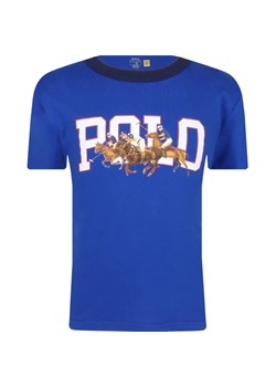 POLO RALPH LAUREN T-shirt RINGR MOD #1 KNIT | Regular Fit ze sklepu Gomez Fashion Store w kategorii T-shirty chłopięce - zdjęcie 165521350