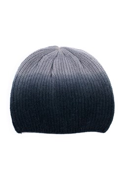 Cieniowana, dwukolorowa czapka ze sklepu JK-Collection w kategorii Czapki zimowe damskie - zdjęcie 165534731