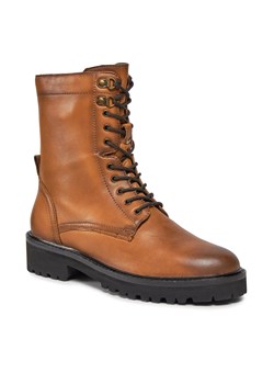 Trapery Salamander 32-66101-04 Cognac ze sklepu eobuwie.pl w kategorii Workery damskie - zdjęcie 165536014