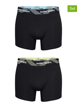 Happy Shorts Bokserki (2 pary) w kolorze czarnym ze sklepu Limango Polska w kategorii Majtki męskie - zdjęcie 165536074