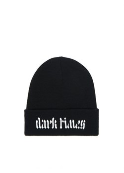 Cropp - Czarna czapka beanie z haftem - czarny ze sklepu Cropp w kategorii Czapki zimowe męskie - zdjęcie 165536724