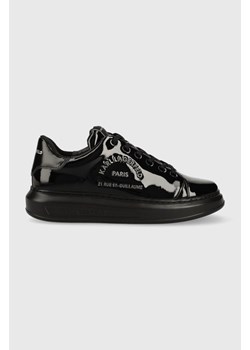Karl Lagerfeld sneakersy skórzane KAPRI MENS kolor czarny KL52539S ze sklepu ANSWEAR.com w kategorii Trampki męskie - zdjęcie 165564242