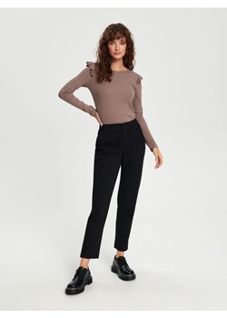 Sinsay - Spodnie eleganckie - czarny ze sklepu Sinsay w kategorii Spodnie damskie - zdjęcie 165564512