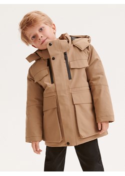 Reserved - Zimowa kurtka z kapturem - brązowy ze sklepu Reserved w kategorii Kurtki chłopięce - zdjęcie 165572013