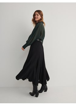 Reserved - Spódnica maxi z wiskozą - czarny ze sklepu Reserved w kategorii Spódnice - zdjęcie 165572163