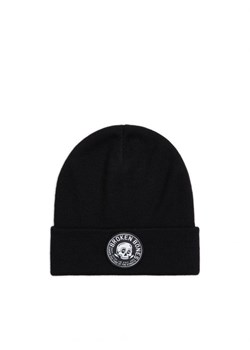 Cropp - Czarna czapka beanie z haftem - czarny ze sklepu Cropp w kategorii Czapki zimowe męskie - zdjęcie 165574582
