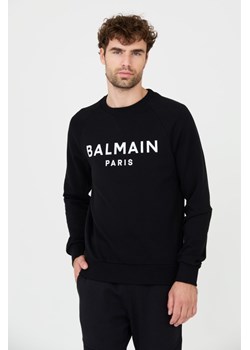 BALMAIN Czarna bluza Printed Sweatshirt, Wybierz rozmiar S ze sklepu outfit.pl w kategorii Bluzy męskie - zdjęcie 165575250