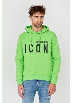 DSQUARED2 Zielona bluza Sweatshirt, Wybierz rozmiar L ze sklepu outfit.pl w kategorii Bluzy męskie - zdjęcie 165575304