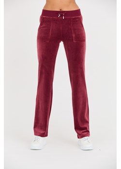JUICY COUTURE Bordowe spodnie dresowe Del Ray Pocket Pant, Wybierz rozmiar L ze sklepu outfit.pl w kategorii Spodnie damskie - zdjęcie 165575430