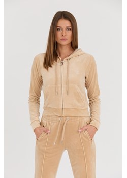 JUICY COUTURE Beżowa bluza Madison Hoodie, Wybierz rozmiar S ze sklepu outfit.pl w kategorii Bluzy damskie - zdjęcie 165575431