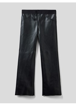 Benetton Spodnie w kolorze czarnym ze sklepu Limango Polska w kategorii Spodnie dziewczęce - zdjęcie 165576711