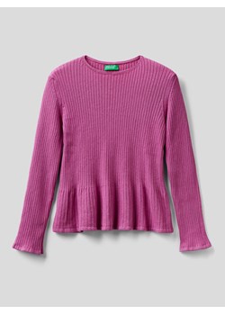 Benetton Koszulka w kolorze różowym ze sklepu Limango Polska w kategorii Bluzki dziewczęce - zdjęcie 165576752