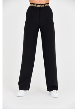 JUST CAVALLI Czarne spodnie HW, Wybierz rozmiar 42 ze sklepu outfit.pl w kategorii Spodnie damskie - zdjęcie 165577581