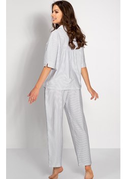 Rozpinana piżama damska Alessia, Kolor szary, Rozmiar S, Momenti per me ze sklepu Intymna w kategorii Piżamy damskie - zdjęcie 165579964