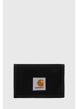 Carhartt WIP portfel kolor czarny ze sklepu PRM w kategorii Portfele damskie - zdjęcie 165580344