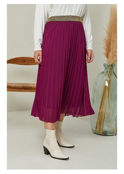 Curvy Lady Spódnica w kolorze jagodowym ze sklepu Limango Polska w kategorii Spódnice - zdjęcie 165581970