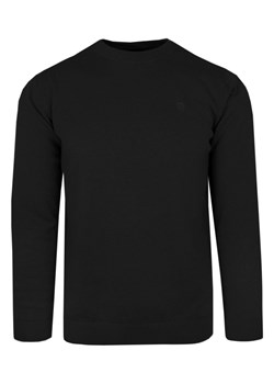 Klasyczny Sweter Męski - Rigon - Bawełna - Czarny SWRGNsw03czarnyU ze sklepu JegoSzafa.pl w kategorii Swetry męskie - zdjęcie 165582500
