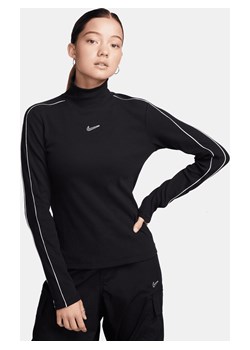Damska koszulka z długim rękawem Nike Sportswear - Czerń ze sklepu Nike poland w kategorii Bluzki damskie - zdjęcie 165585161