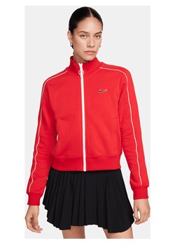 Damska bluza dresowa z dzianiny Nike Sportswear - Czerwony ze sklepu Nike poland w kategorii Bluzy damskie - zdjęcie 165585171