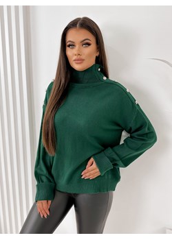 sweter witar zielony uni ze sklepu UBRA w kategorii Swetry damskie - zdjęcie 165586094