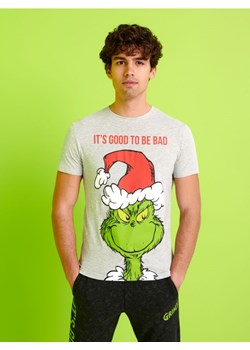 Sinsay - Koszulka Grinch - szary ze sklepu Sinsay w kategorii T-shirty męskie - zdjęcie 165590040