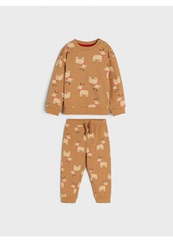 Sinsay - Komplet: bluza i spodnie - brązowy ze sklepu Sinsay w kategorii Dresy dla niemowlaka - zdjęcie 165590103