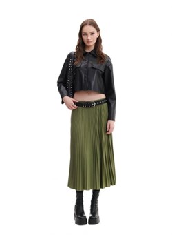 Cropp - Czarna koszula crop top - czarny ze sklepu Cropp w kategorii Koszule damskie - zdjęcie 165590644