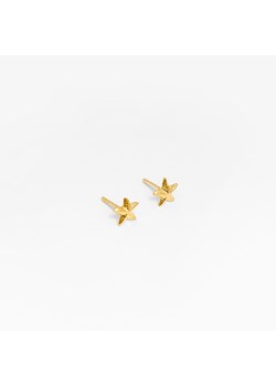 kolczyki rozgwiazdy srebrne pozłacane ze sklepu ANIA KRUK w kategorii Kolczyki - zdjęcie 165591990