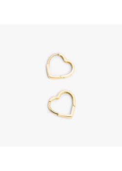 kolczyki serca 1,4 cm złote ze sklepu ANIA KRUK w kategorii Kolczyki - zdjęcie 165592063