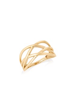 pierścionek skrzyżowany złoty ze sklepu ANIA KRUK w kategorii Pierścionki - zdjęcie 165592314