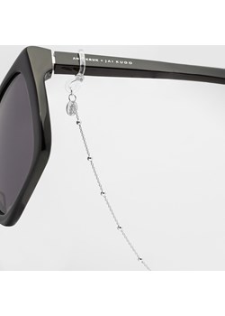 łańcuszek do okularów z kuleczkami, srebrny pozłacany ze sklepu ANIA KRUK w kategorii Biżuteria damska - zdjęcie 165592382
