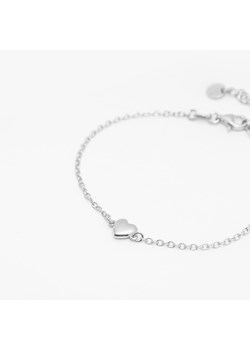 bransoletka z sercem srebrna ze sklepu ANIA KRUK w kategorii Bransoletki - zdjęcie 165592484