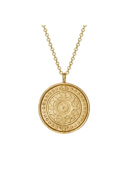 naszyjnik medalion srebrny pozłacany ze sklepu ANIA KRUK w kategorii Naszyjniki - zdjęcie 165592614