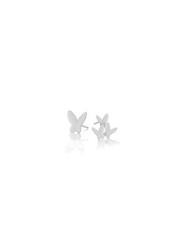 kolczyki srebrne motylki ze sklepu ANIA KRUK w kategorii Kolczyki - zdjęcie 165592821